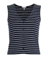 Rag & Bone Minimalist Solid Knit Sweater In Blue