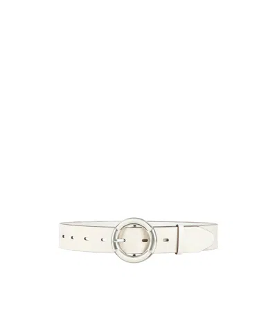 Rag & Bone Minimalist Solid-color Leather Belt In Brown