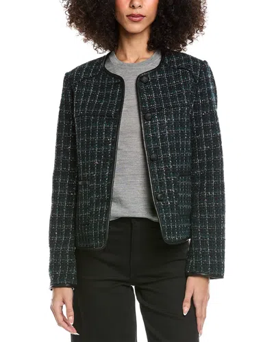 Rag & Bone Mira Tweed Jacket In Green