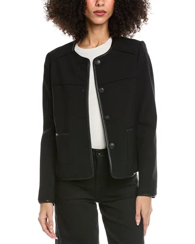 Rag & Bone Mira Wool-blend Jacket In Black