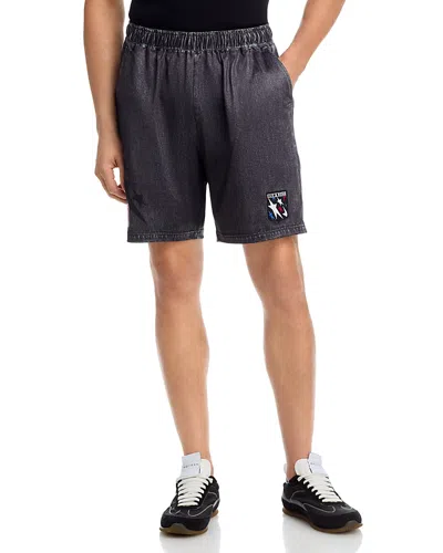 Rag & Bone Miramar 7.3 Soccer Shorts In Black