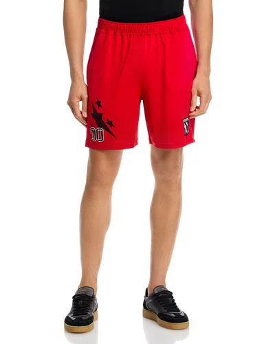 Rag & Bone Miramar 7.3 Soccer Shorts In Red
