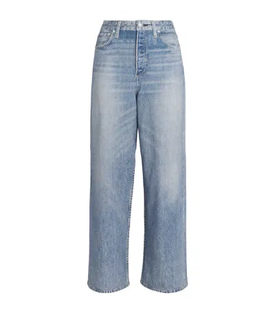 Rag & Bone Miramar Andi Wide-leg Jeans In Blue