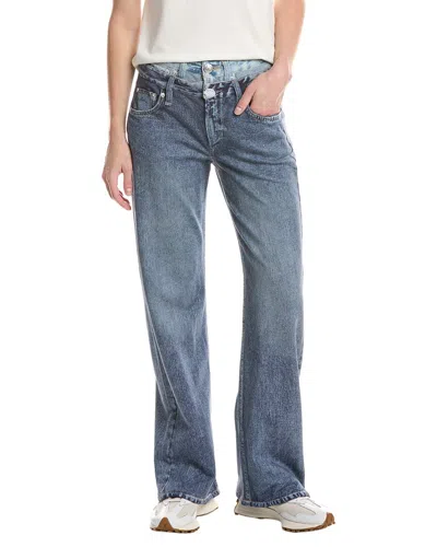 Rag & Bone Miramar Combo Terry Logan Pant In Blue