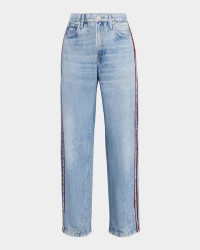 RAG & BONE MIRAMAR COTTON-TERRY WIDE-LEG JEANS