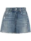 Rag & Bone Miramar Denim Shorts In Blue