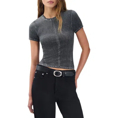 Rag & Bone Miramar Denim Top In Blue