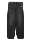 Rag & Bone Miramar Elasticated Jeans In Black