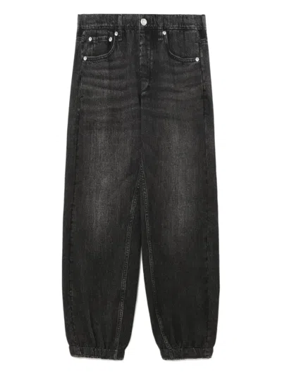 Rag & Bone Miramar Elasticated Jeans In Black