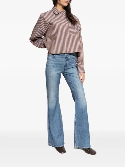 Rag & Bone Miramar Flared Jeans In Blue
