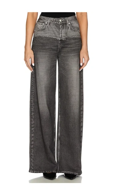 Rag & Bone Miramar Fleece Sofie Full Length Wide Leg