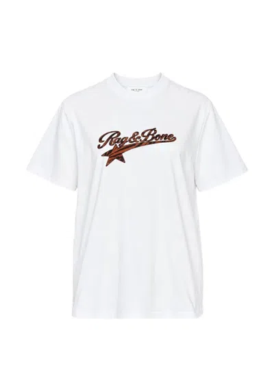 Rag & Bone Miramar Graphic-print T-shirt In White