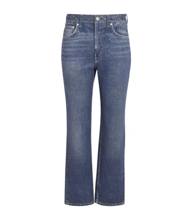 Rag & Bone Miramar Harlow Straight Jeans In Blue