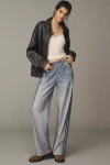 Rag & Bone Miramar High-rise Wide-leg Track Jeans In Blue
