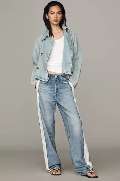 Rag & Bone Miramar High-rise Wide-leg Jeans In Blue