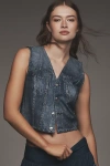 Rag & Bone Miramar Isabella Vest Top In Gray