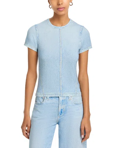 Rag & Bone Miramar Jersey Baby Tee In Blue