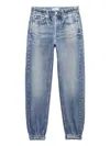 Rag & Bone Miramar Jogger Cotton Terry Sweatpant Jeans In Hillstone In Blue