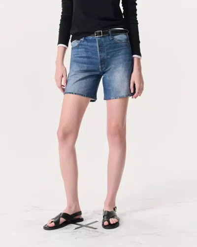 Rag & Bone Miramar Kaia Shorts In Blue