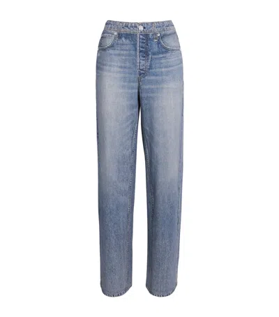 RAG & BONE MIRAMAR LOW-RISE WIDE-LEG JEANS