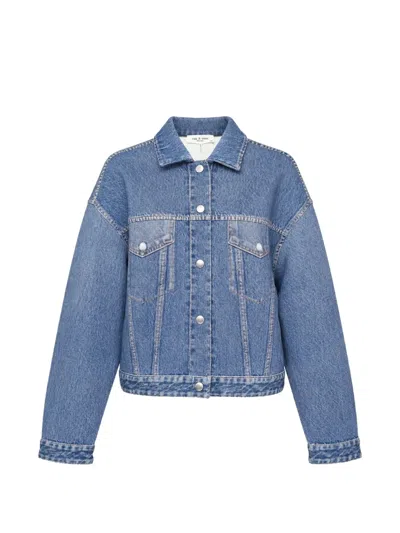 Rag & Bone Miramar Mallow Denim Jacket In Blue