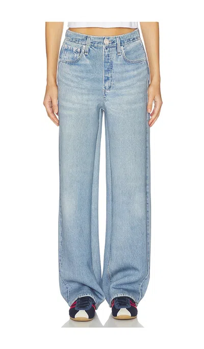 Rag & Bone Miramar Mallow Wide Leg Pull On In Blue