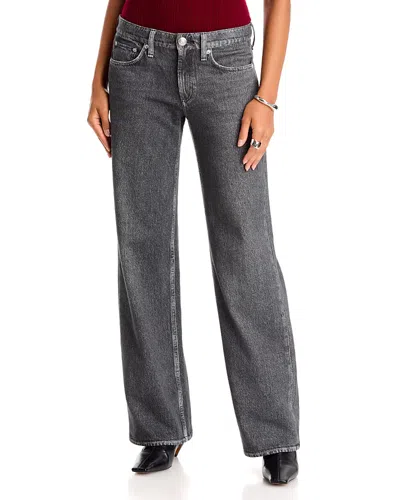 Rag & Bone Miramar Mid Rise Cam Terry Sweatpant Jeans In Barren In Multi