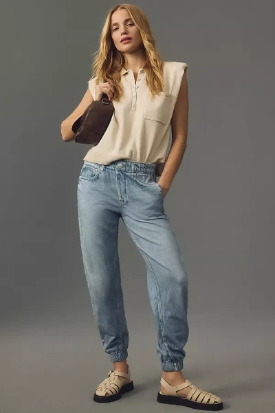 Rag & Bone Miramar Mid-rise Jogger Pants In Blue