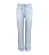 Rag & Bone Miramar Phoebe Beach Trousers In Blue