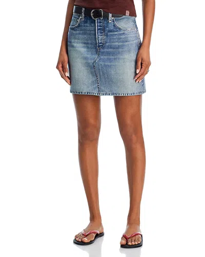 Rag & Bone Miramar Denim Mini Skirt
