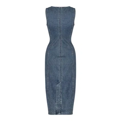 Rag & Bone Miramar Ponte Olivia Midi Dress In Multi