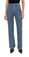 Rag & Bone Miramar Ponte Olivia Pull On Trousers Woodside In Animal Print
