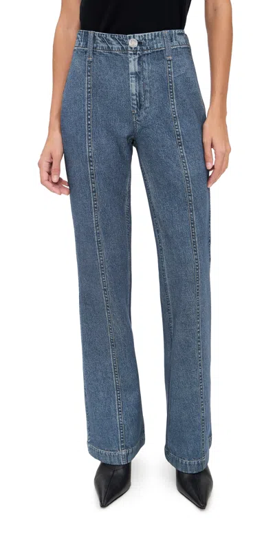 Rag & Bone Miramar Ponte Olivia Pull On Trousers Woodside In Animal Print