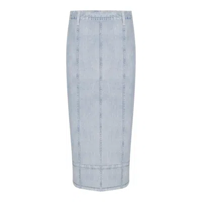 Rag & Bone Miramar Ponte Pencil Skirt In Gray