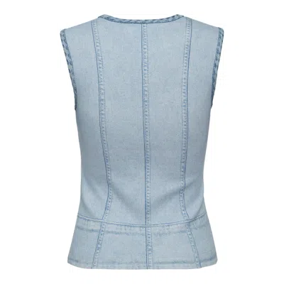 Rag & Bone Miramar Rib Muscle Tank In Blue