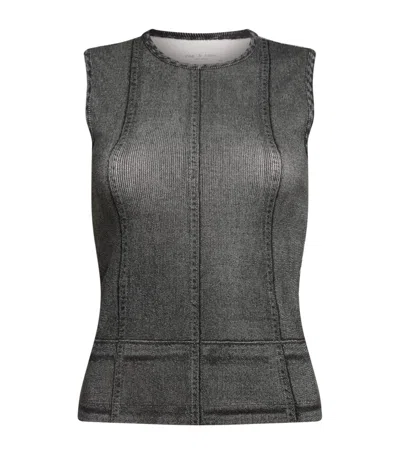 RAG & BONE MIRAMAR RIB MUSCLE TANK TOP