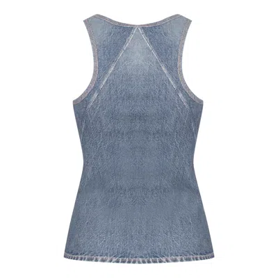 Rag & Bone Miramar Rib Tank In Blue