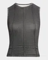 Rag & Bone Miramar Stretch Cotton Rib Muscle Tank