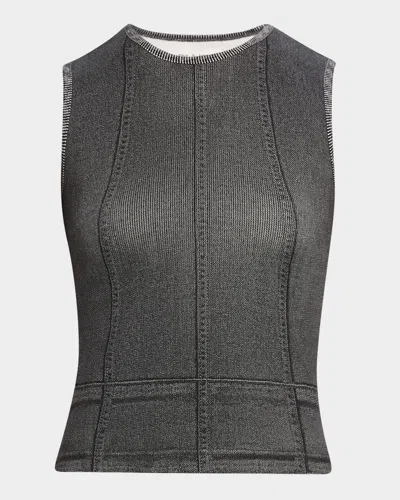 RAG & BONE MIRAMAR RIBBED MUSCLE TANK TOP