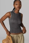 Rag & Bone Miramar Ribbed Muscle Tank Top