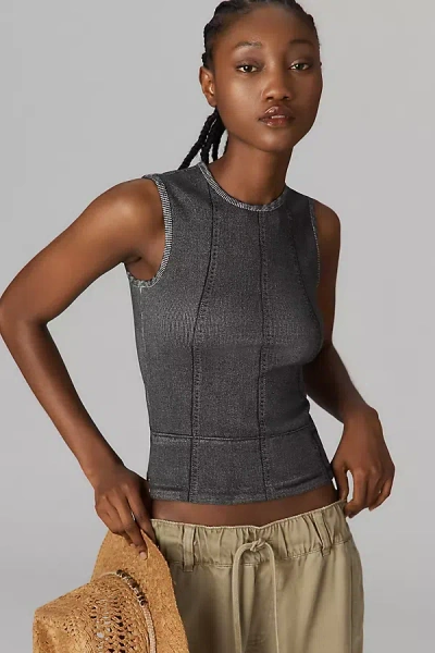 Rag & Bone Miramar Ribbed Muscle Tank Top