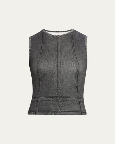 RAG & BONE MIRAMAR RIBBED MUSCLE TANK TOP