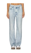 Rag & Bone Blue Ultra Featherweight Logan Wide-leg Jeans