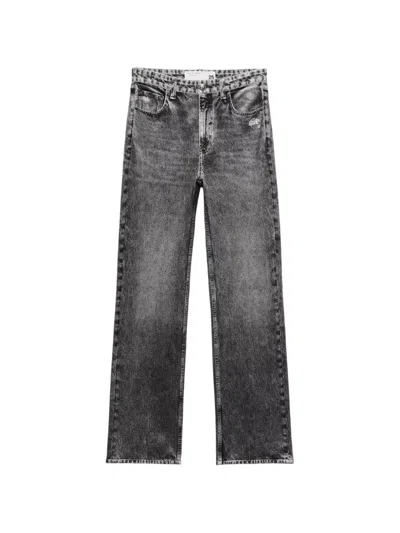 Rag & Bone Miramar Shea High-rise Jeans In Gray