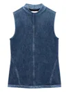 Rag & Bone Miramar Sleeveless Tank Top In Blue