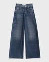 Rag & Bone Miramar Sofie Cotton-terry Wide-leg Jeans