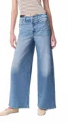 Rag & Bone Miramar Sofie Flare Wide Leg Jeans In Minetta In Blue