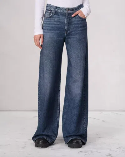 Rag & Bone Miramar Sofie High-rise Wide Leg Jeans In Kimber In Blue