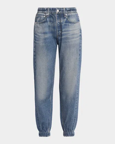 Rag & Bone Miramar Terry Jogger Pants In Blue