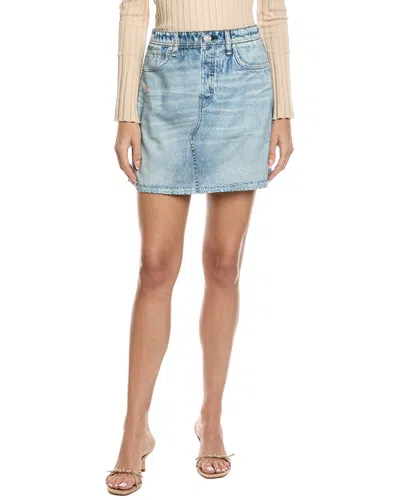 Rag & Bone Miramar Terry Mini Skirt In Blue